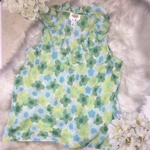 🇺🇸💥TALBOTS Sleeveless Blouse 100% Silk